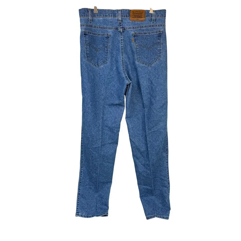 Levi's 540 Denim Jeans Vintage 1994 Orange Tab Made in USA Relaxed 34x32 Retro